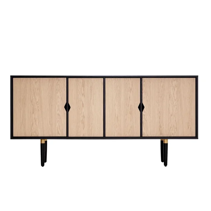 Andersen Furniture – Unique´s Sideboard 163 x 43 x 80 cm, Eiche / schwarz