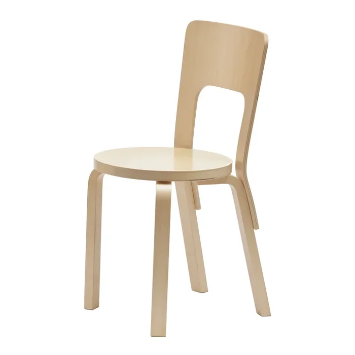 Artek – Stuhl 66, Birkenfurnier