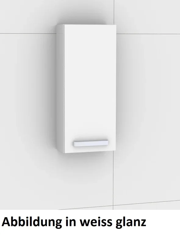 Artiqua 400 Wandschrank, Weiß Hochglanz Select, 400-OST-1-30-R-17-7160-125