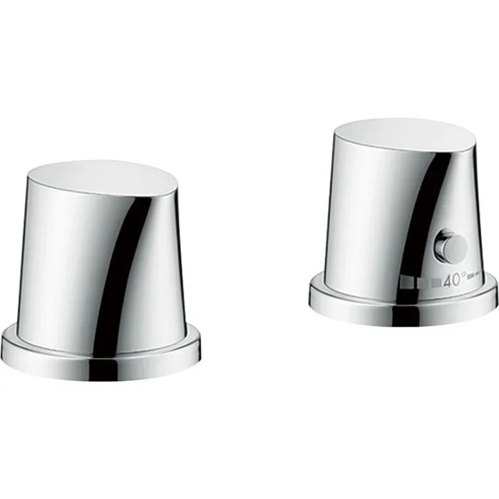 Axor Starck Organic Wannen Thermostat 12422000 2 Loch, für Wannenrandmontage