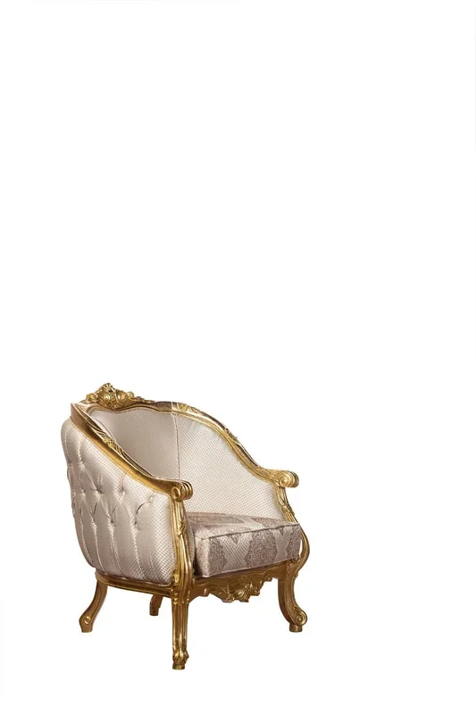 Chesterfield Rund Sessel Couch Polster Möbel Einrichtung Sofa Einsitzer