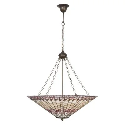 Clayre & Eef Deckenlampe Tiffany 115 x 71 cm