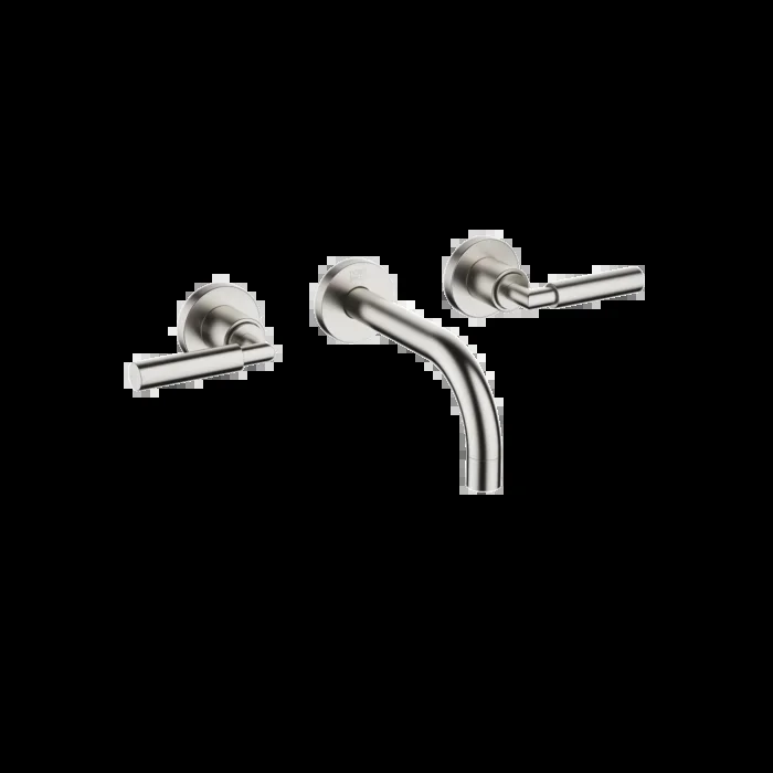 Dornbracht Tara. Fertigmontageset 36707882-06 für Waschtisch-Wand-Armatur, ohne Ablaufgarnitur, 160 mm, platin matt