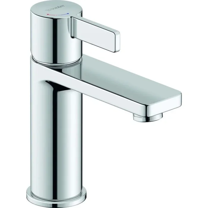 Duravit D-Neo Waschtischarmatur DE1021002010 ohne Zugstangen-Ablaufgarnitur, Ausladung 109mm, chrom