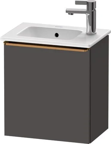 Duravit D-Neo Waschtischunterbau wandhängend Graphit Matt 410x274x440 mm – DE4259R04490000