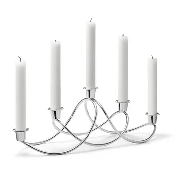 Georg Jensen – Harmony Kerzenleuchter, Edelstahl poliert