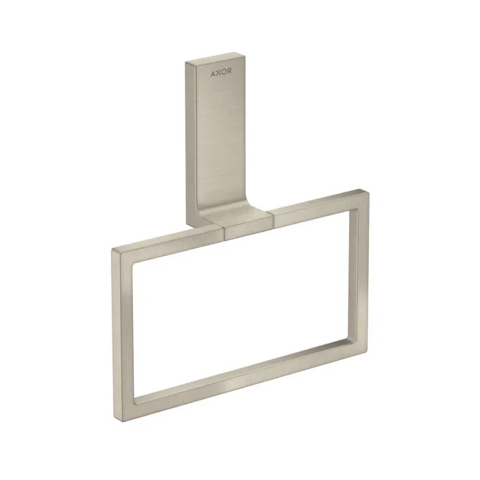 hansgrohe Axor Handtuchring 42623820 eckig, schwenkbar, brushed nickel