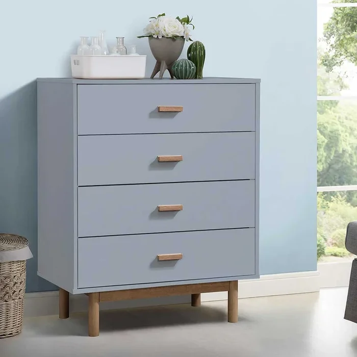 Hochkommode – zweifarbiger Scandi Chic – Caldaro