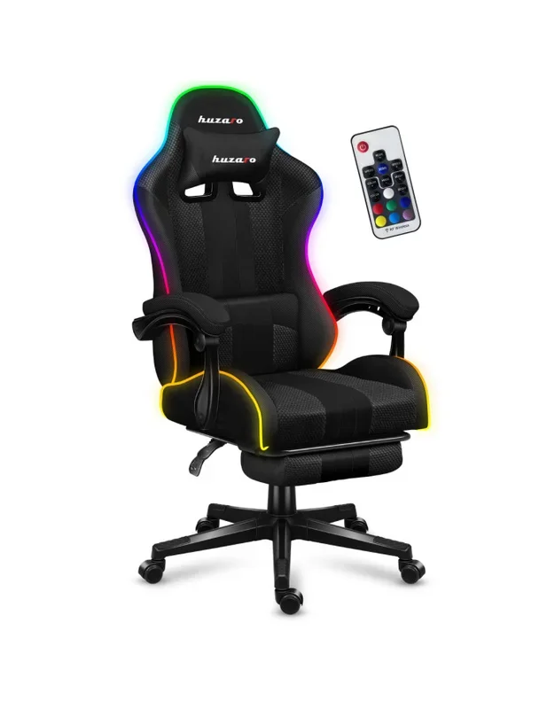 HUZARO Force 4.7 RGB LED Mesh Gaming-Stuhl