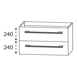 Laguna Reflex Waschtischunterschrank(LAG-512-WUA-3314-D4)