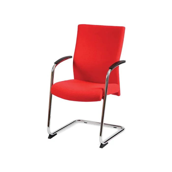 Roter Ergonomischer Besucherstuhl | Modell KEO