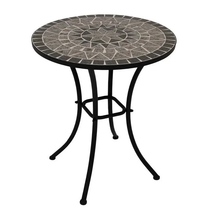 Runder Gartentisch mit Mosaik aus Keramik – Tasmania