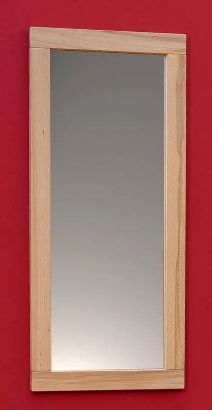 Wandspiegel mit Holzrahmen FOX 40x90x3cm Kernbuche massiv natur geölt